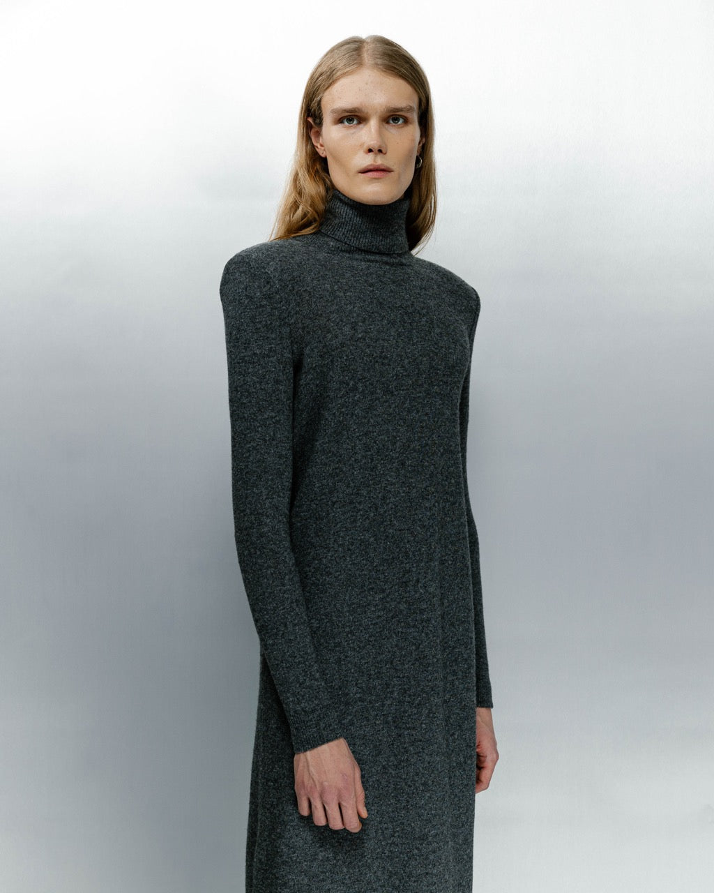 Lambwool tunic suit