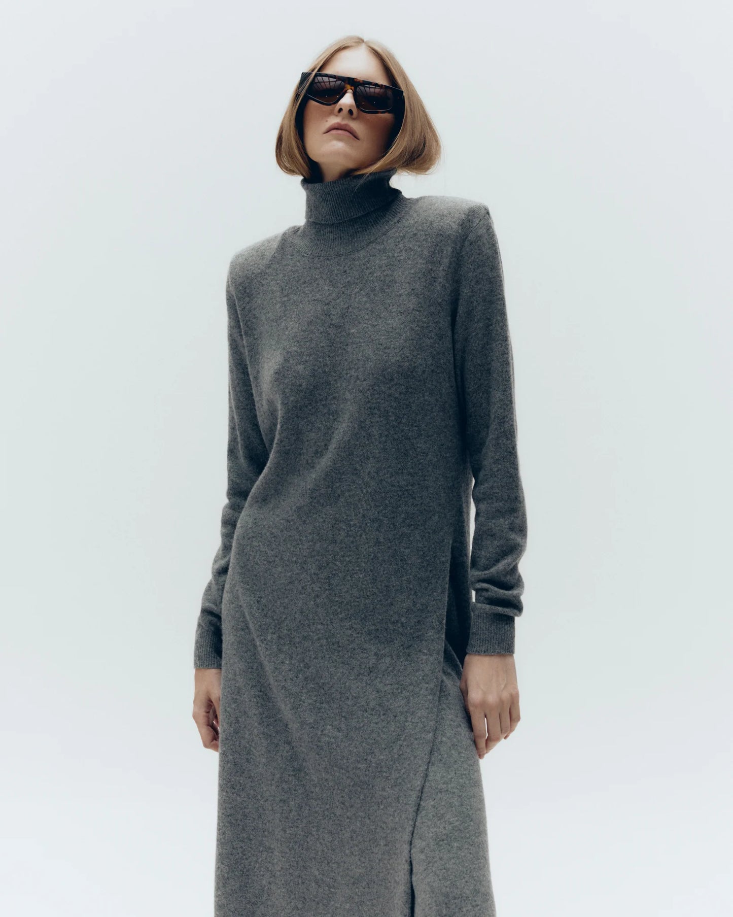 Lambwool tunic suit