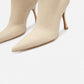Kim beige stretch ankle boots